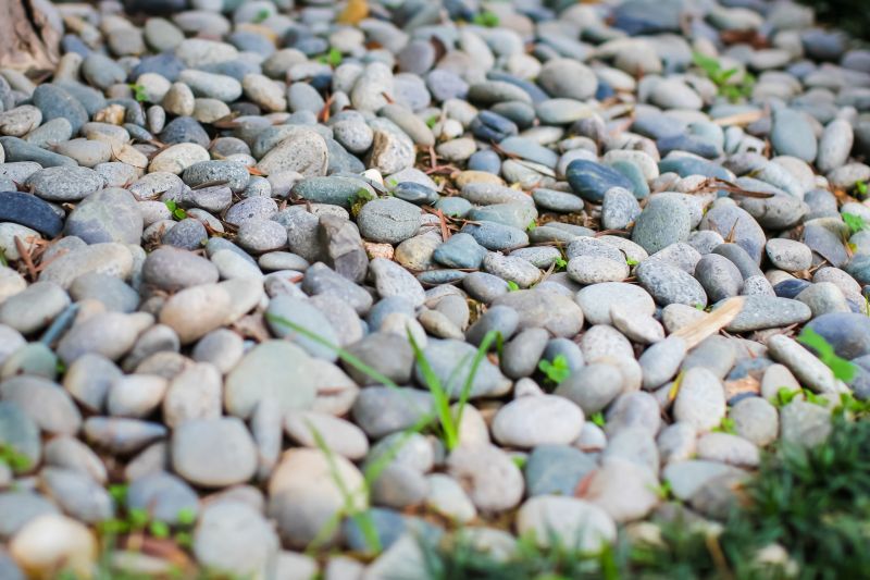 river rocks landscaping